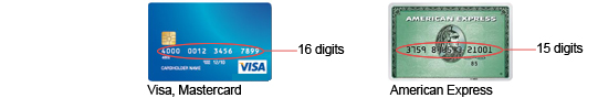 account number on bank card